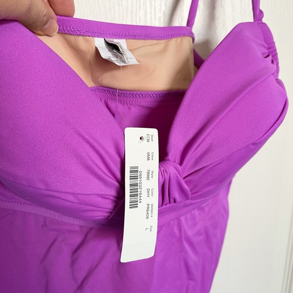 J. Crew Hyacinth Tankini bikini two-piece swimsuit - Picture 6 of 6